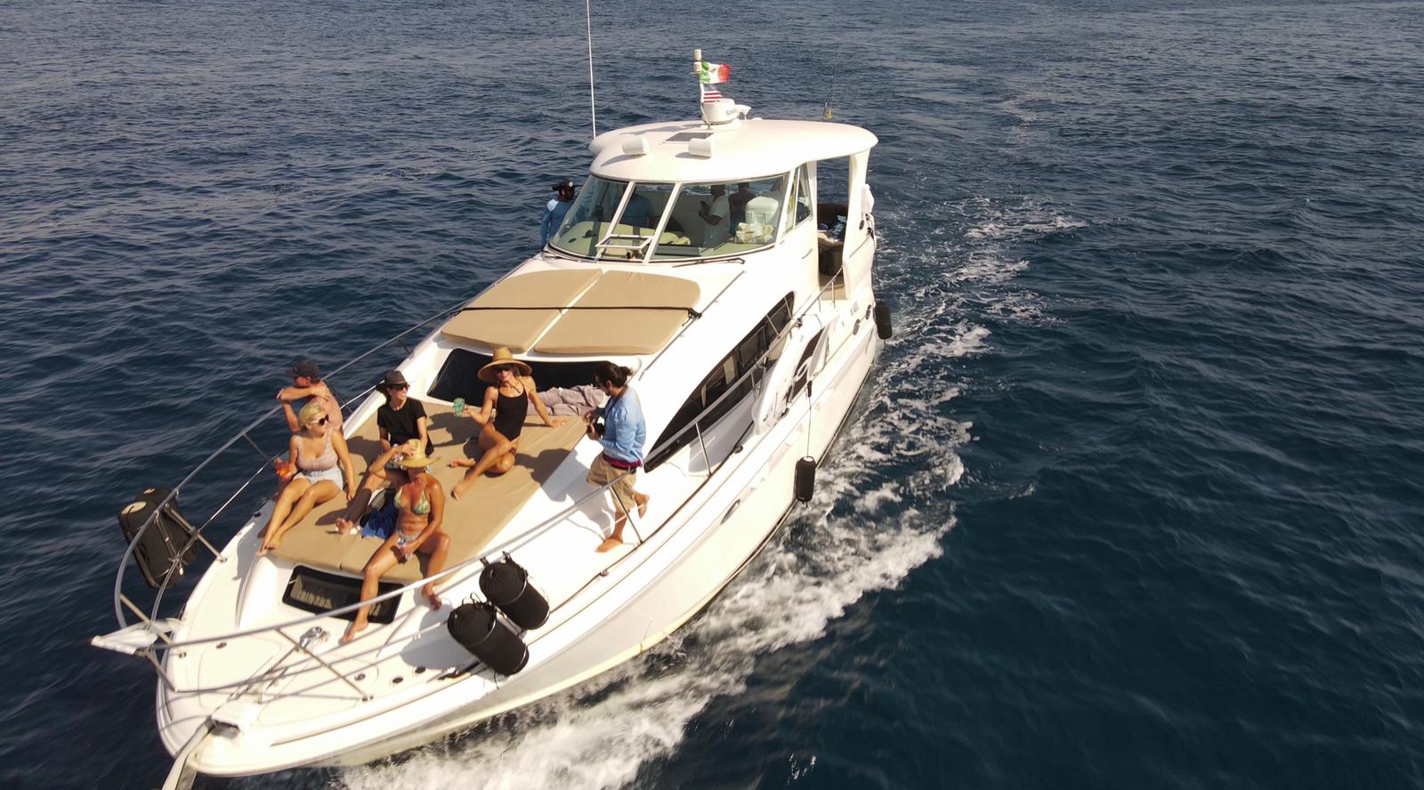 45' Searay Motoryacht for charter in Cabo!