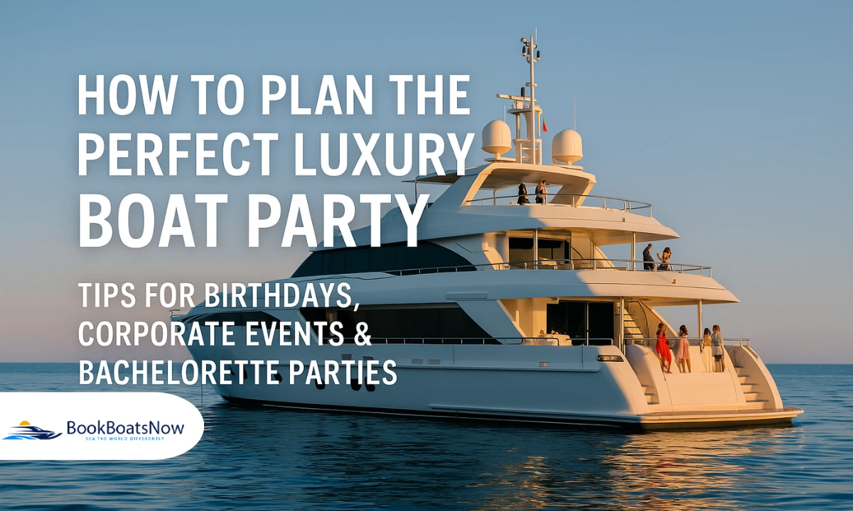 How to Plan the Perfect Luxury Boat Party in 2025 – Birthdays, Corporate Events & Bachelorettes